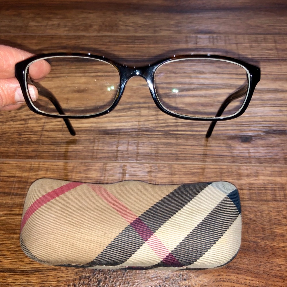 👓Sleek Burberry tortoise brown optical glasses👓